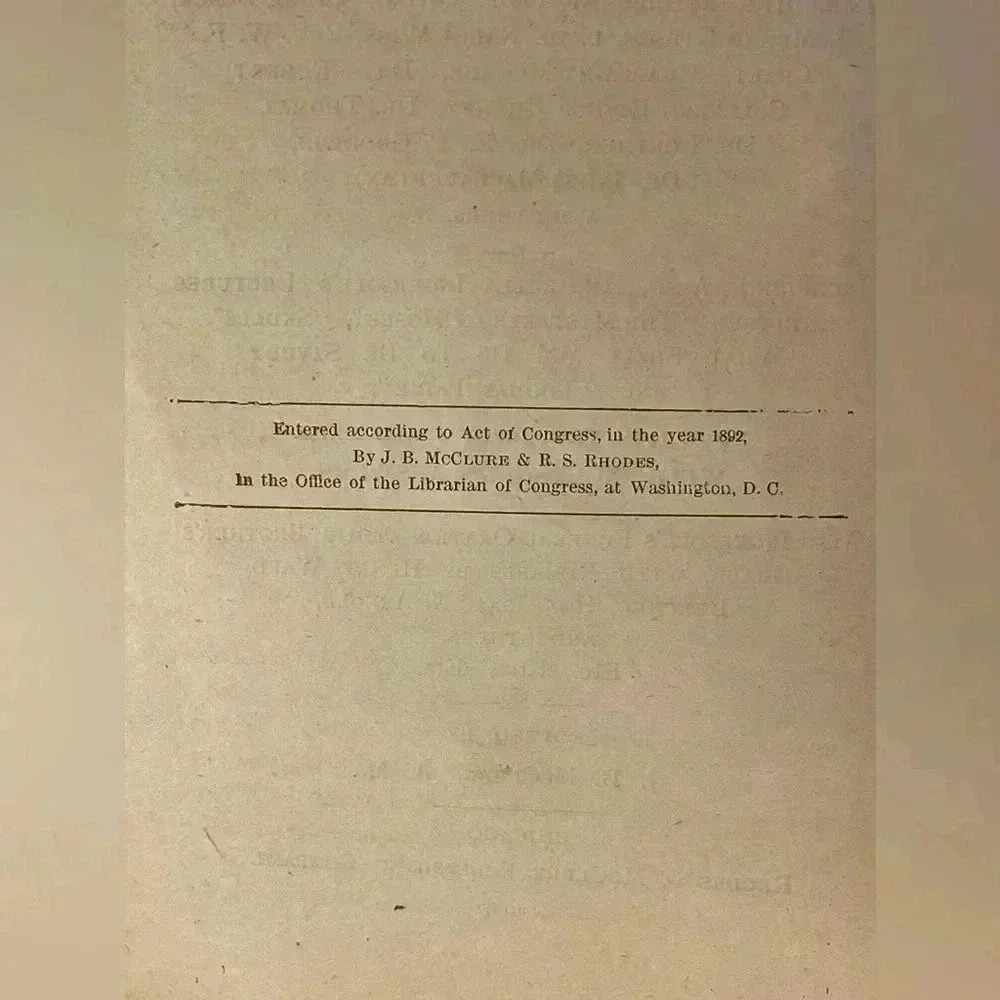MISTAKES  OF INGERSOLL AND HIS ANSWERS. (Hardback)
McClure, - Picture 7 of 12